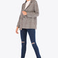 Women's Bryony Plaid Two-Button Blazer