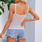 CAMI CHIC Full Size Openwork Knit Cami 🦋