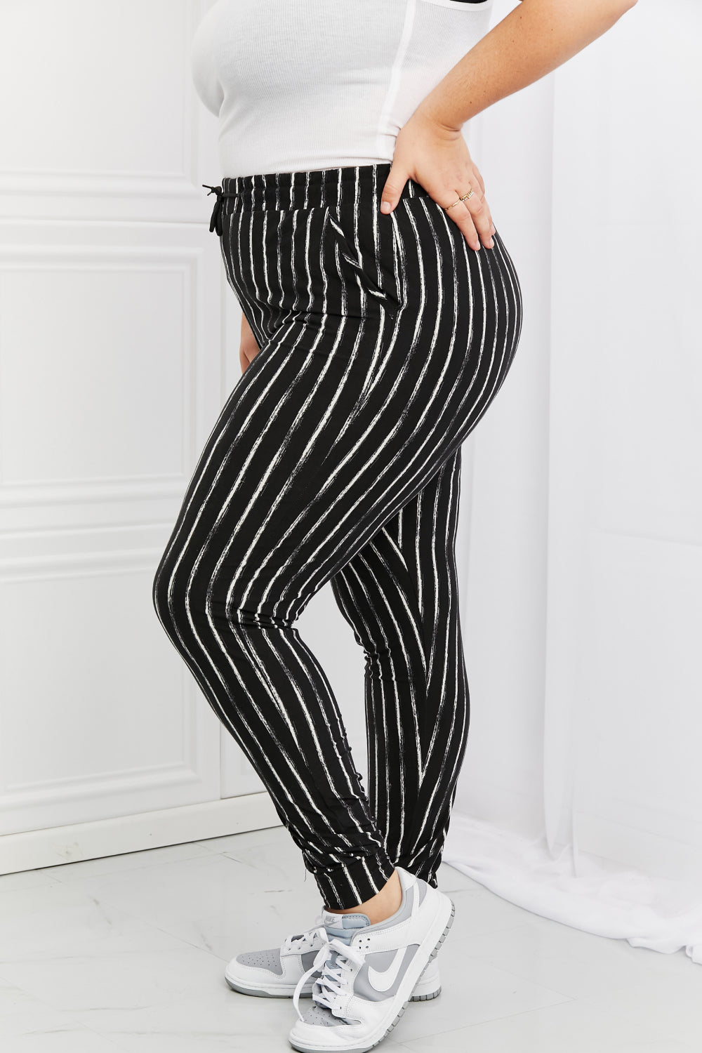 Leggings Depot Stay In Full Size Joggers *