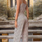 NatureJumpers Printed Tie-Waist Wide Leg Jumpsuit