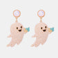 Ghost Shape Synthetic Pearl Dangle Earrings