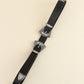 Jessica Anne Beauty Double Buckle PU Leather Belt