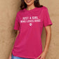Malibu Dreams Simply Love Full Size Dog Paw Graphic Cotton T-Shirt