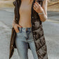 Full Size Longline Hooded Sleeveless Puffer Vest