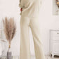 Long Sleeve Lounge Top and Drawstring Pants Set