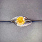 Women's 1 Carat Moissanite 925 Sterling Silver Ring