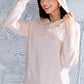 Cable Knit Long Sleeve Hooded Sweater