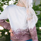 Printed Round Neck Long Sleeve Sweatshirt