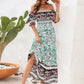 Floral Flounce Sleeve Midi Dress