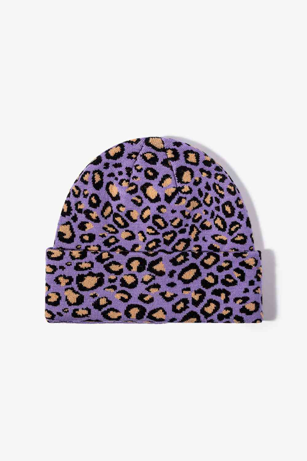 CHIC HATZ Leopard Pattern Hat Cuffed Beanie