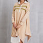 Half Button Handkerchief Hem Dress