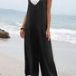 Full Size Wide Strap Jumpsuit with Pockets