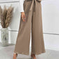 Tied Wide Leg Long Pants
