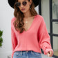 M&Matilda V-Neck Center Seam Sweater
