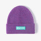 BeanieHatz NEW YORK Patch Rib-Knit Cuffed Beanie