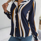 Printed Button Up Long Sleeve Shirt