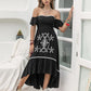 High-Low Off-Shoulder Dress