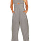 BeautifyJumpers Smocked Spaghetti Strap Wide Leg Jumpsuit