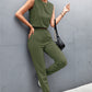 HANNAH BELL Sleeveless Top and Joggers Set