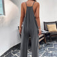 Pocketed Spaghetti Strap Overalls