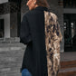 Collared Neck Contrast Color Dropped Shoulder Shirt