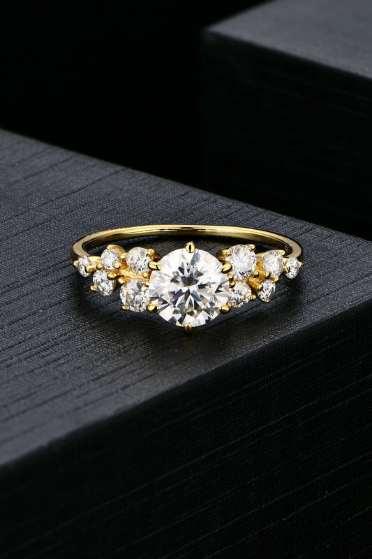 1 Carat Moissanite 925 Sterling Silver Ring 💜