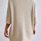 Round Neck Ribbed Top and Shorts Lounge Set