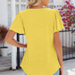 Eyelet Square Neck Flutter Sleeve Blouse