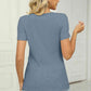 Full Size Twisted V-Neck T-Shirt