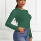 Women's Ava Round Neck Long Sleeve Bodysuit