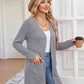 Ribbed Button Up Cardigan with Pockets