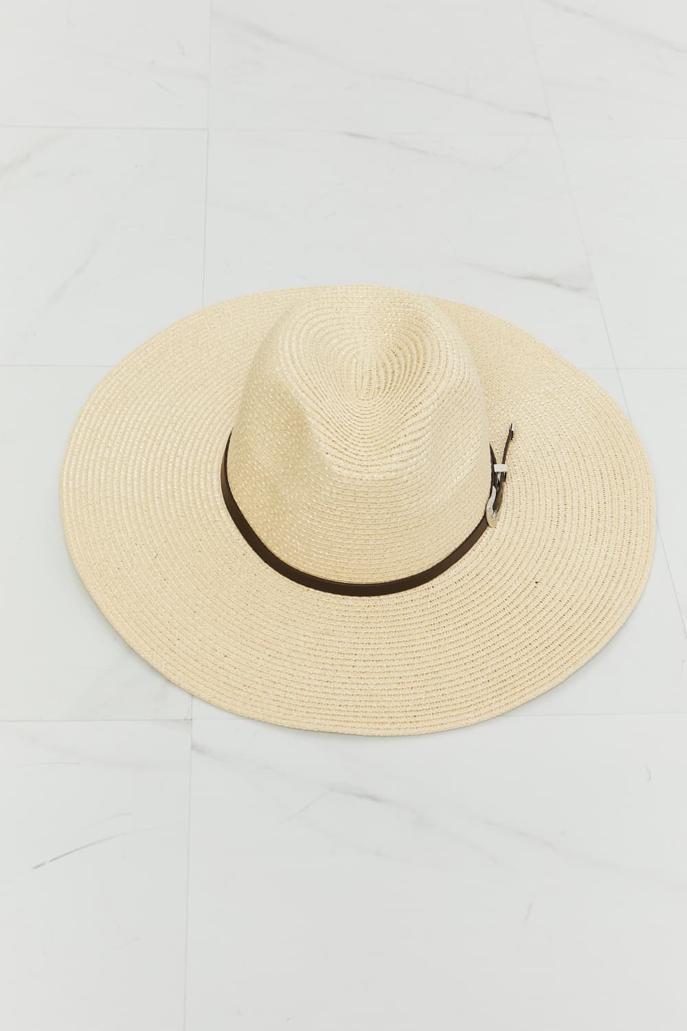 Fame Boho Summer Straw Fedora Hat *