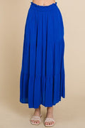 Culture Code Full Size Frill Ruched Midi Skirt *