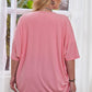 Plus Size Ribbed Cocoon Cover Up