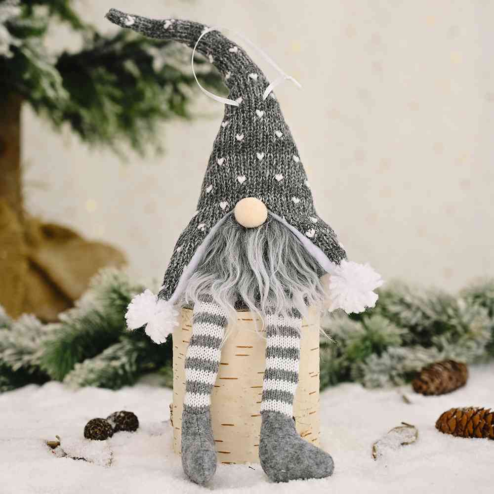 Winter Christmas Light-Up Long Leg Faceless Gnome