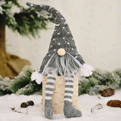 Winter Christmas Light-Up Long Leg Faceless Gnome