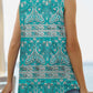 SALTYMIND Full Size Printed Square Neck Curved Hem Tank