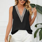 V-Neck Wide Strap Tank
