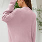 SkyMarie Waffle-Knit Dropped Shoulder Cardigan