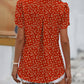 Malibu Dreams Full Size Ruche V-Neck Petal Sleeve Top