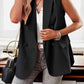 Double-Breasted Sleeveless Blazer