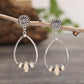 Artificial Turquoise Teardrop Earrings