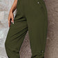 Joselyn Full Size Roll-Tab Capris Pants