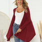 Floral Open Front Long Sleeve Cardigan
