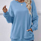 Dropped Shoulder Sweatshirt with Pockets