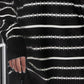 Avery Aria Striped V-Neck Sweater Dress