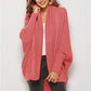 Open Front Batwing Sleeve Cardigan
