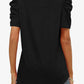 V-Neck Puff Sleeve Tee