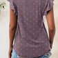 Printed Round Neck Short Sleeve T-Shirt