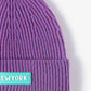 BeanieHatz NEW YORK Patch Rib-Knit Cuffed Beanie
